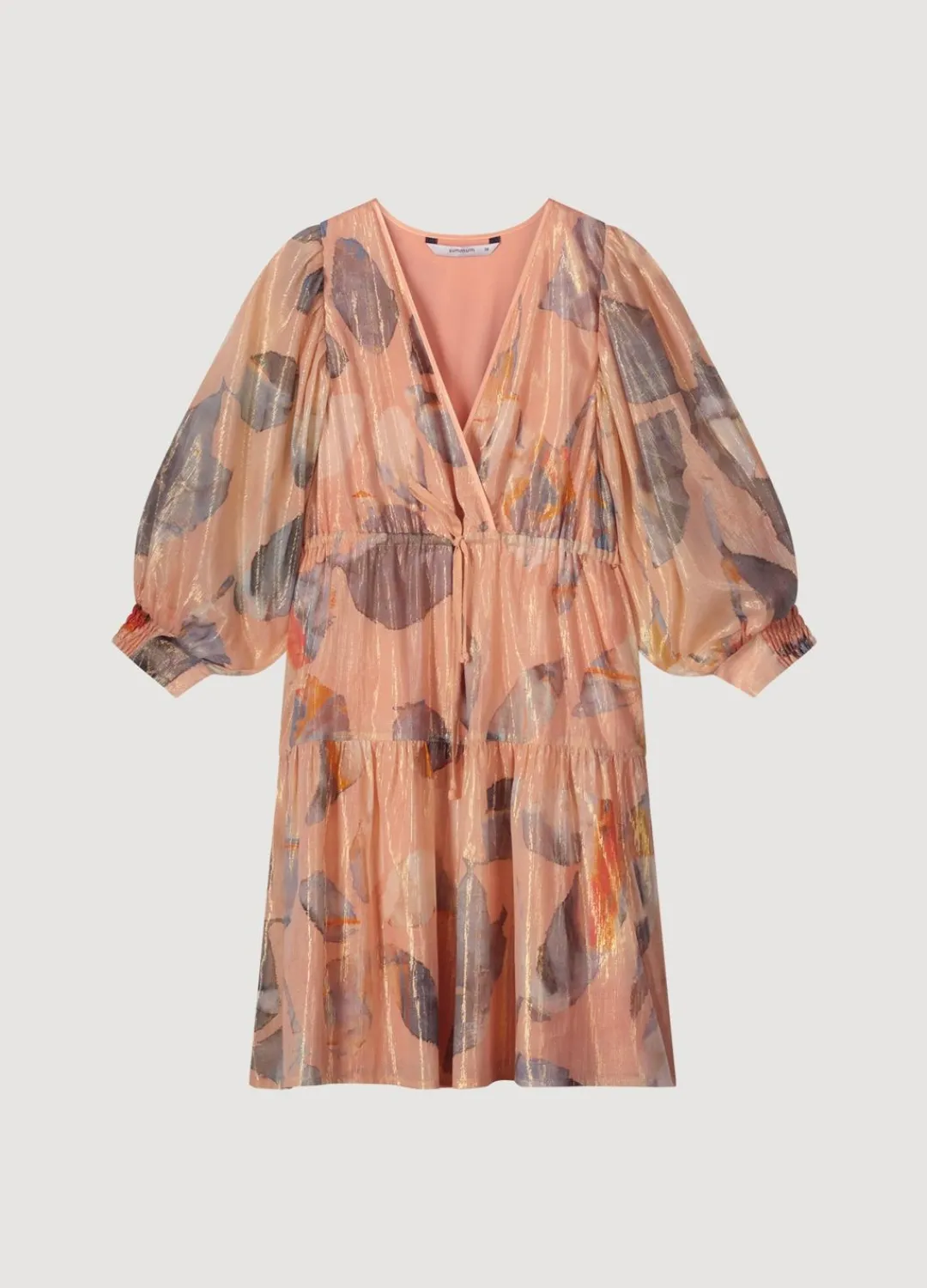 Sale Summum Short Shimmery Tiered Skirt Multicolor