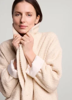 Outlet Summum Short Tweed Jacket Creme