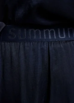 Sale Summum Silky Touch Cargo Skirt Blue