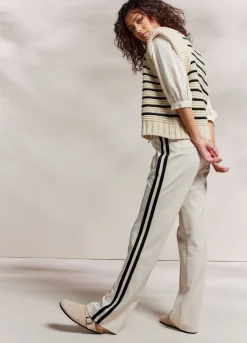 Discount Summum Sleeveless Chunky Cardigan Creme
