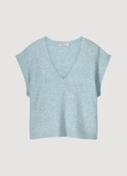 Discount Summum Sleeveless Oversized Jumper Blue