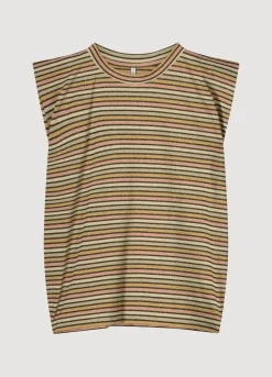 Online Summum Sleeveless Striped Top Multicolor