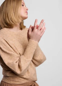 Sale Summum Soft Knitted Jumper Creme