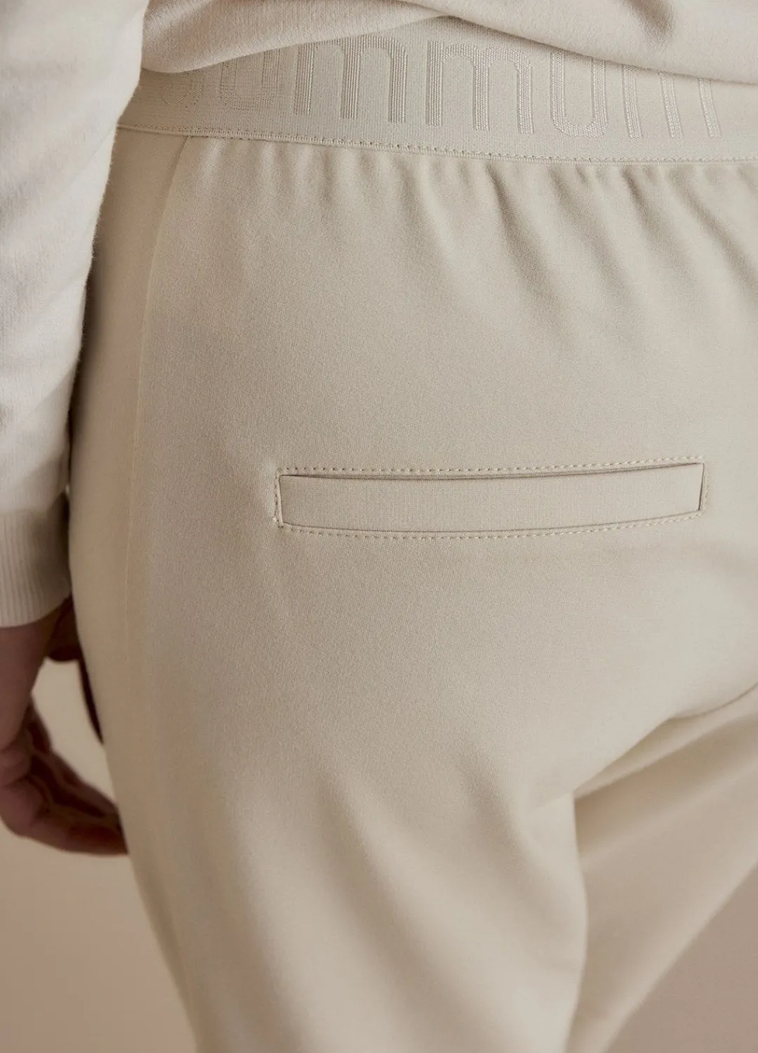 Best Summum Sporty Punto Milano Trousers Creme