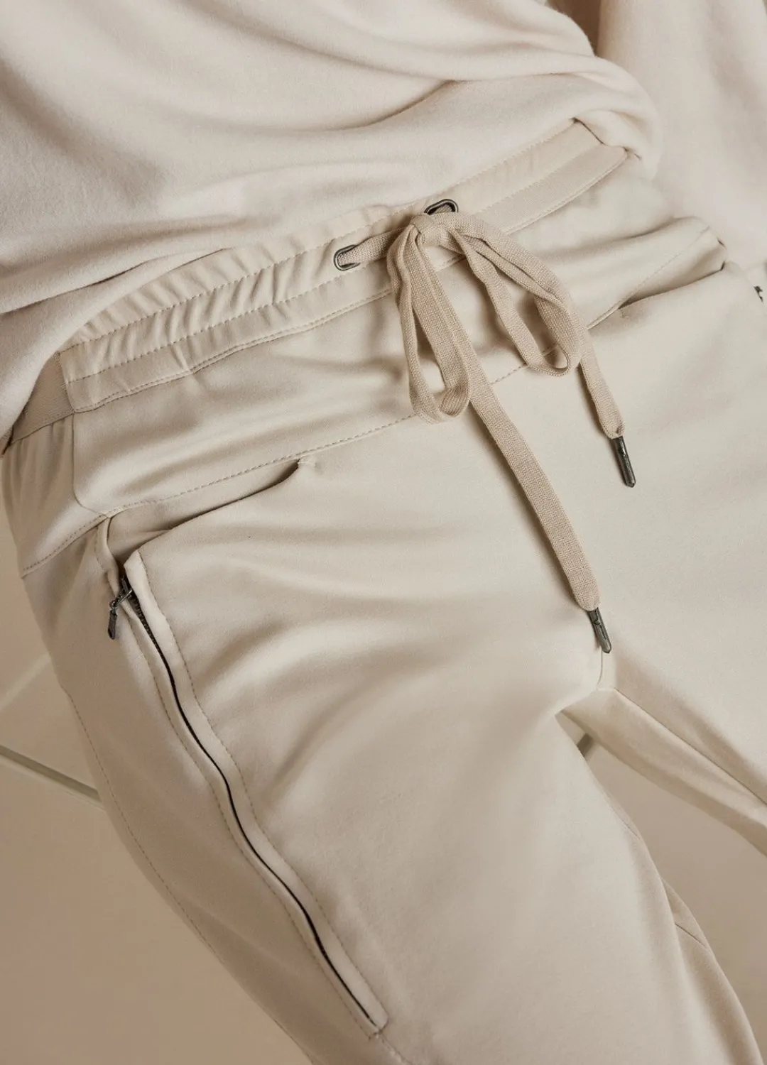 Best Summum Sporty Punto Milano Trousers Creme