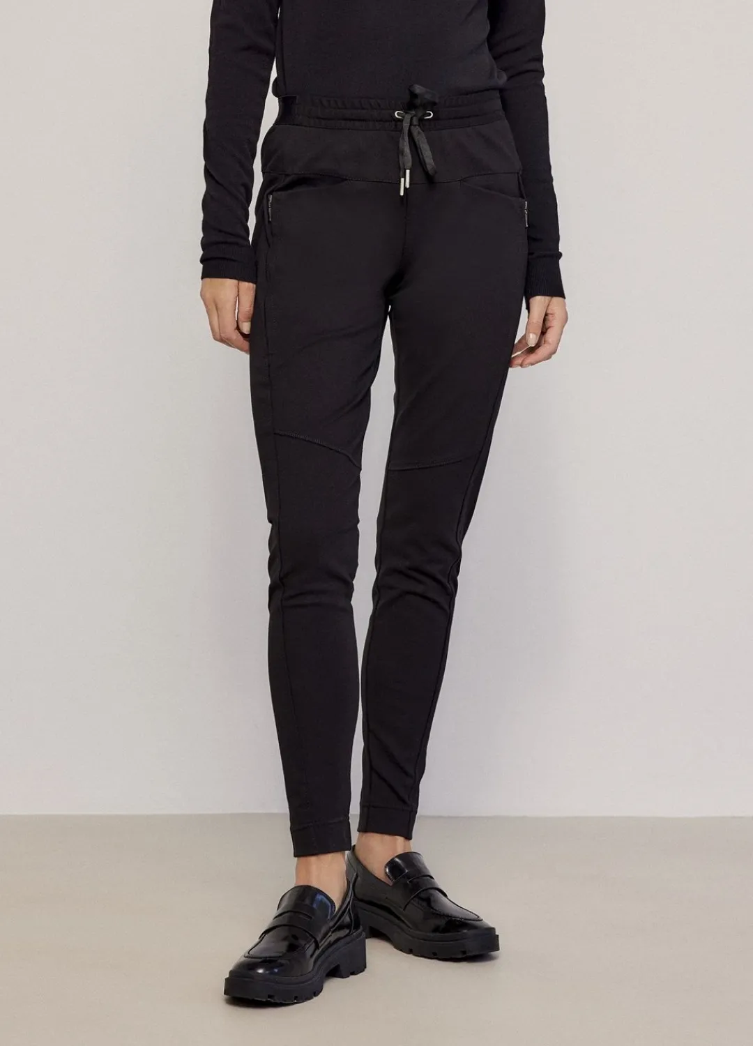 Outlet Summum Sporty Punto Milano Trousers Black