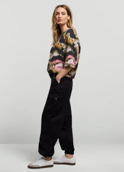 Best Summum Straight-Leg Cargo Trousers Black