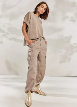 New Summum Straight-Leg Cargo Trousers Grey