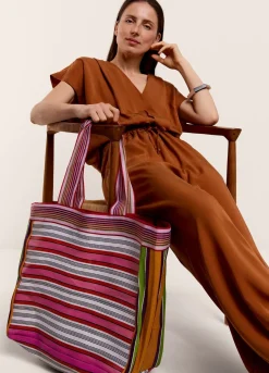 Clearance Summum Striped Shopper Multicolor