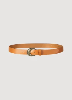 Hot Summum Leather Belt Brown