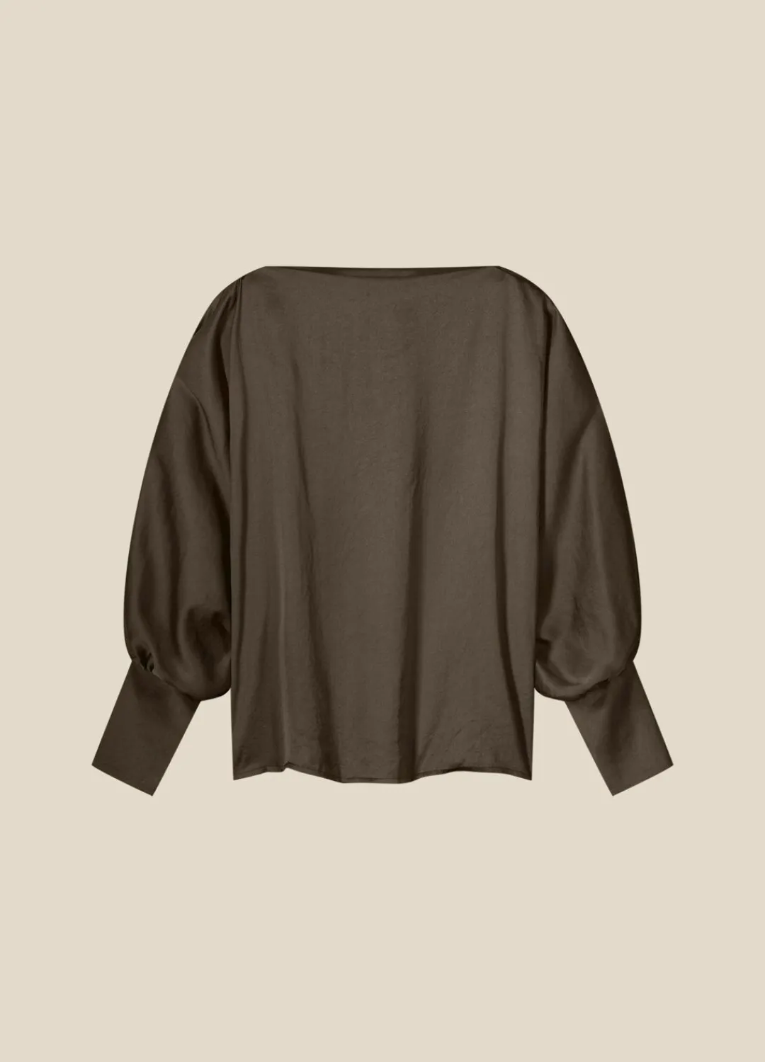 New Summum Top With Bat Sleeves Green