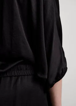 Discount Summum Top With Bat Sleeves Black