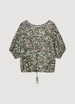 Discount Summum Top With One-Piece Sleeves Black