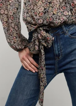 Outlet Summum Top With Waistbelt Multicolor