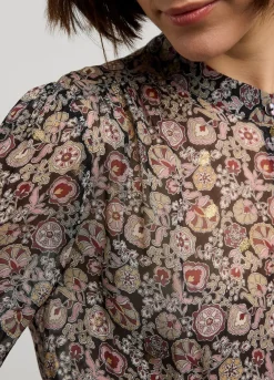 Outlet Summum Top With Waistbelt Multicolor