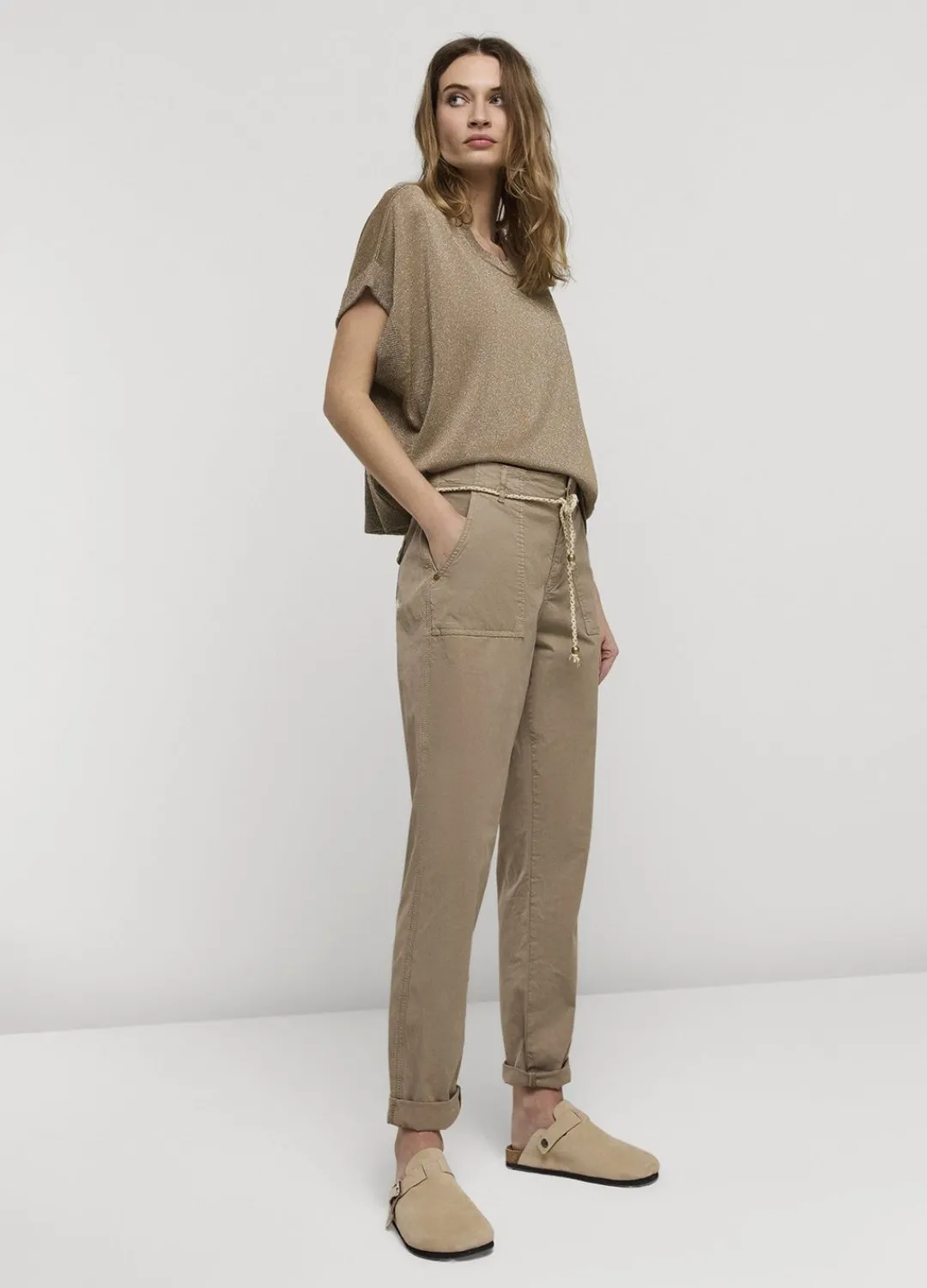 Discount Summum Trousers With Patch Pockets Grey
