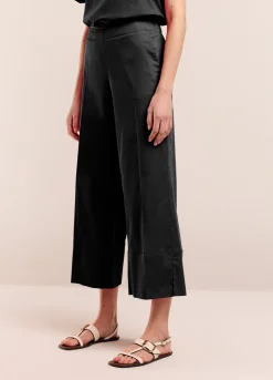 Clearance Summum Trousers With 7/8Th Straight Legs Black