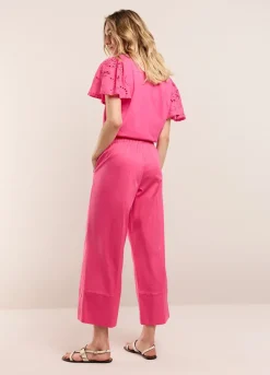 Discount Summum Trousers With 7/8Th Straight Legs Pink