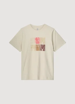 Outlet Summum T-Shirt With Artwork Print Pink