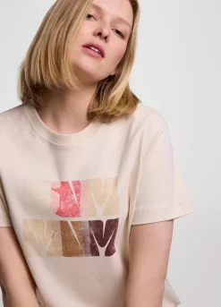 Hot Summum T-Shirt With Artwork Print Pink