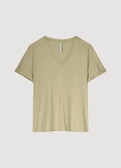 Hot Summum T-Shirt With Glitter Coating Green
