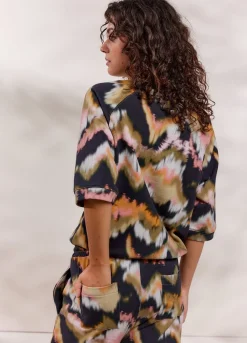 New Summum Watercolour Sweatshirt Multicolor