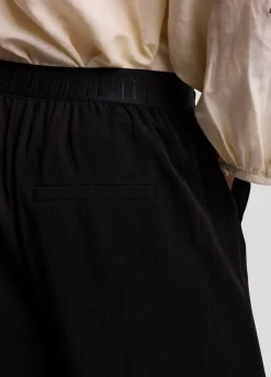 Clearance Summum Wide-Leg Trousers Black