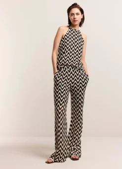 Best Summum Zigzag Halter Top Black