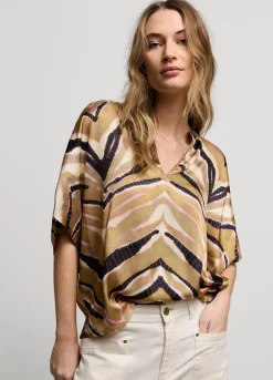 Best Summum Zigzag Top Green