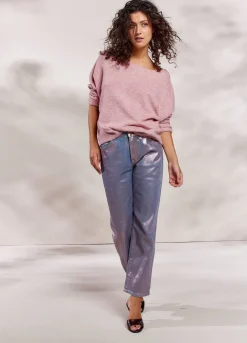 Sale Summum Zoe Straight-Leg Jeans Pink