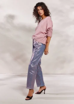 Sale Summum Zoe Straight-Leg Jeans Pink